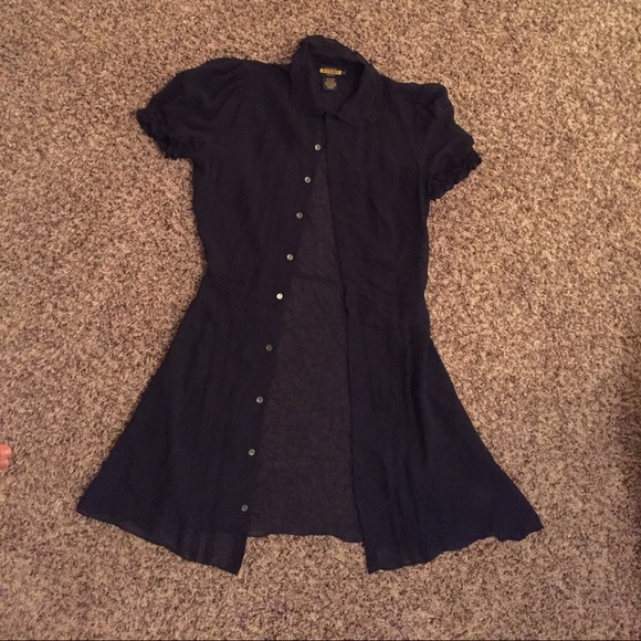 Ralph Lauren navy blouse