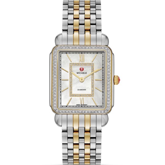 Michele Deco II Two Tone Dial Watch - Picture 3 of 4