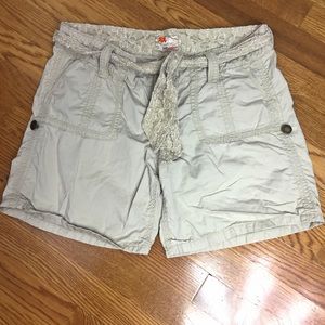 Khaki Utility Shorts