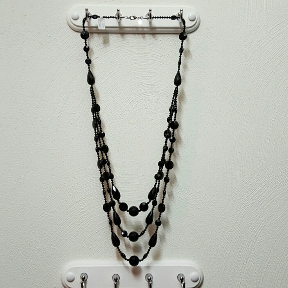 Black Lia Sophia necklace