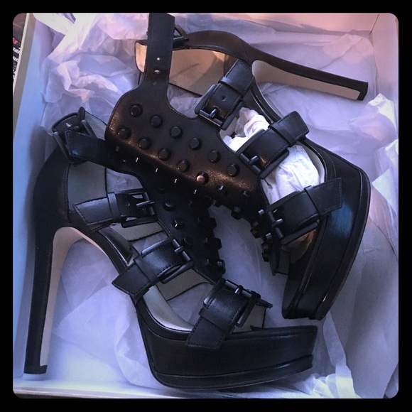 Black Michael Kors heels