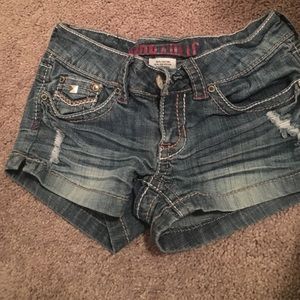 Size 0 shorts