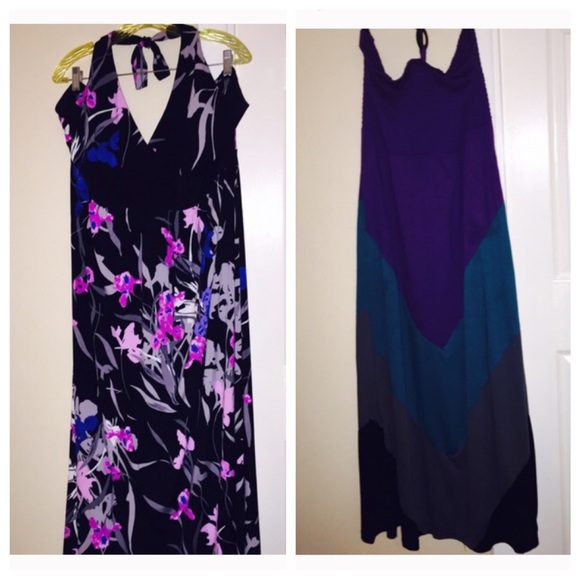 Floral and chevron maxi bundle