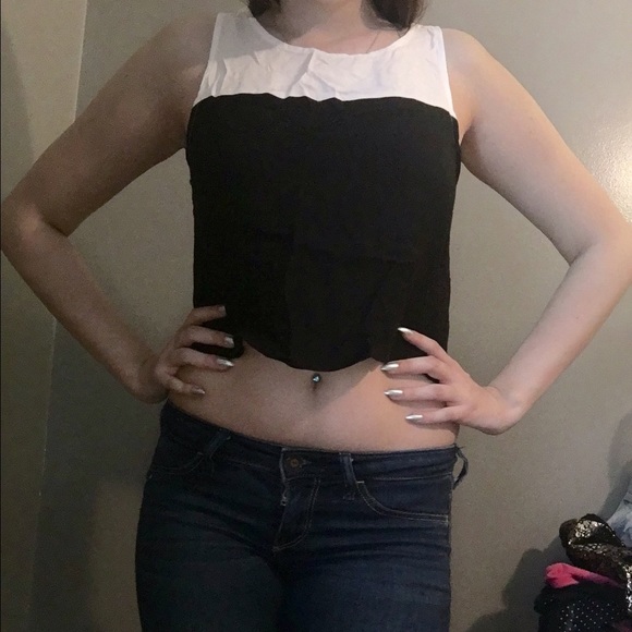 NEW forever 21 color blocking tank top