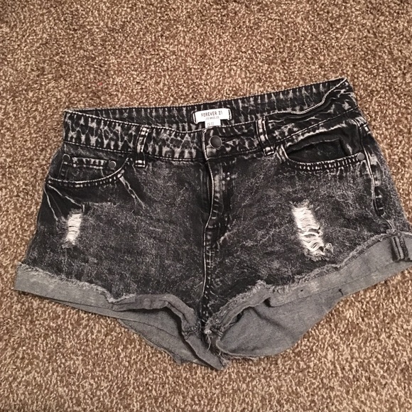 High waisted shorts
