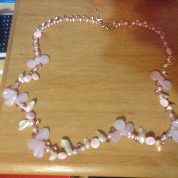 Pink necklace