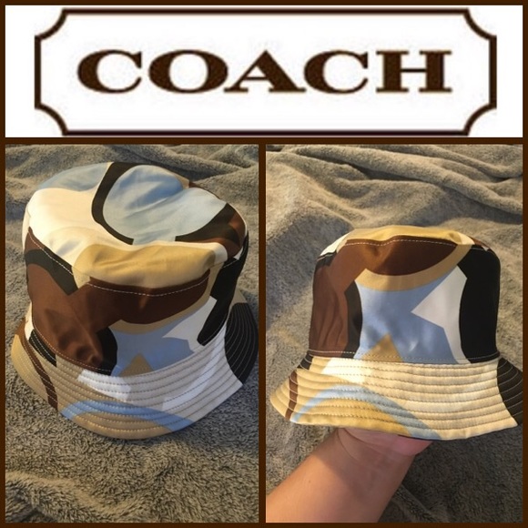 COACH MULTICOLOR BUCKET HAT