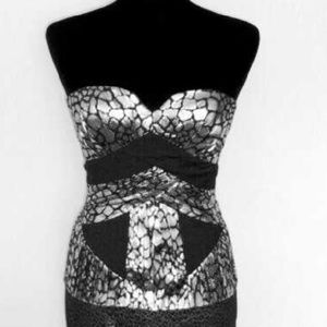 BEBE strapless corset