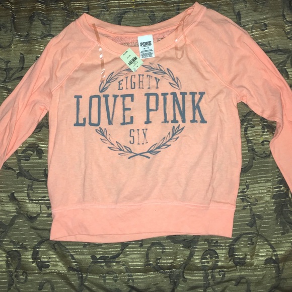 PINK long sleeves crop top