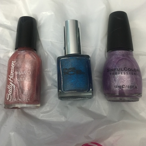 Shimmer nail polish bundle!