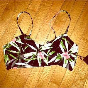Forever21 printed bralette, never worn