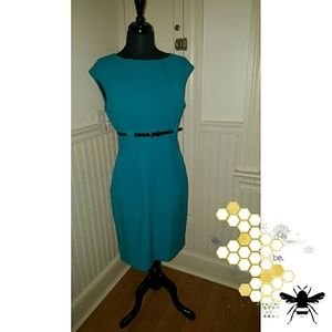 Teal blue Calvin Klein dress