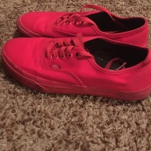 Red Vans