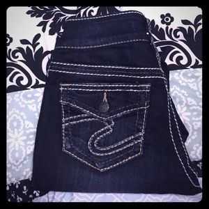 RESERVED FOR J. Silver Suki Skinny Jeans