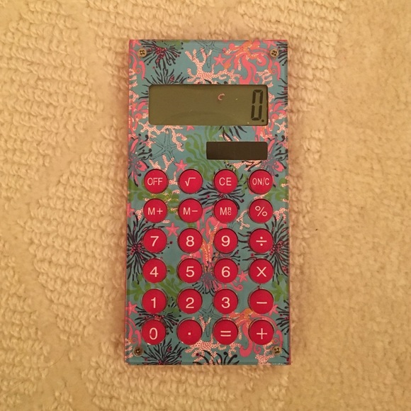 Lily Pulitzer calculator.