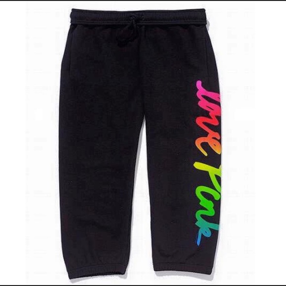 Victoria's Secret PINK Rainbow Campus Crop Small