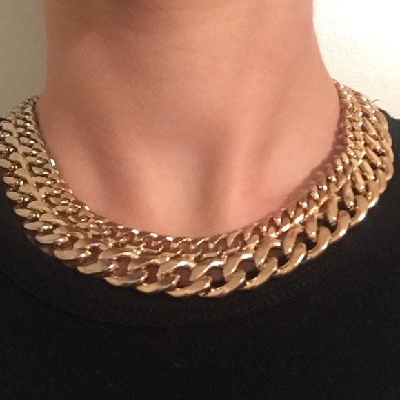 Gold-tone Chain Necklace