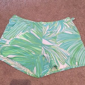 Lilly shorts, fronds print