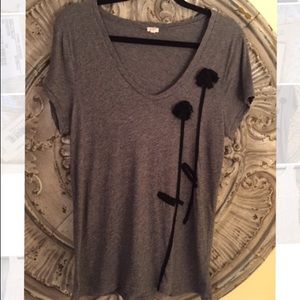 Jcrew Tshirt with flowers ON SALE!