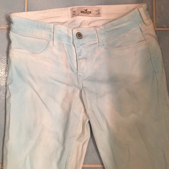 EXTREMELY RARE Hollister Sly Blue Wash Jeggings - Picture 2 of 3
