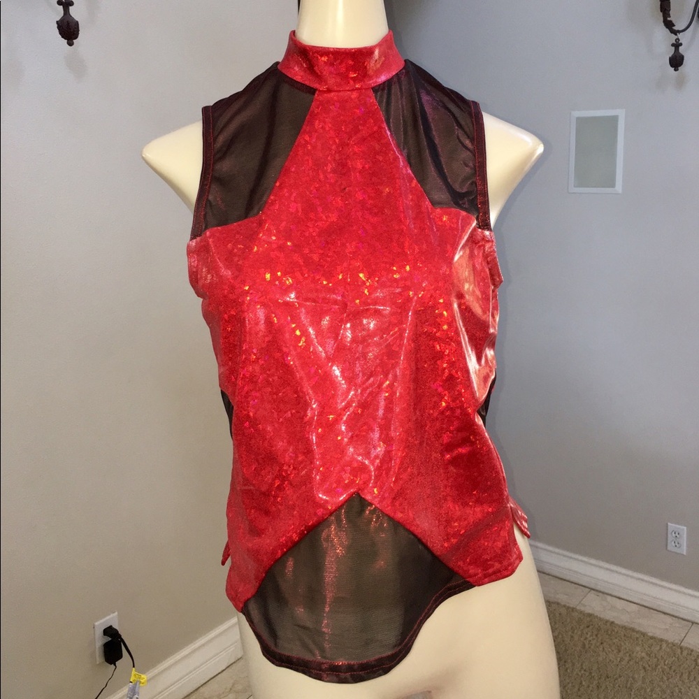 Girls dance top- size large