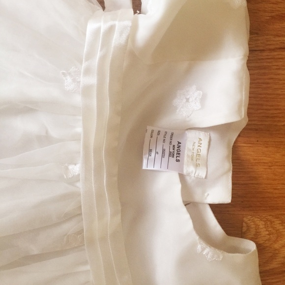 Little Angel White Poofy Dress - Picture 3 of 4