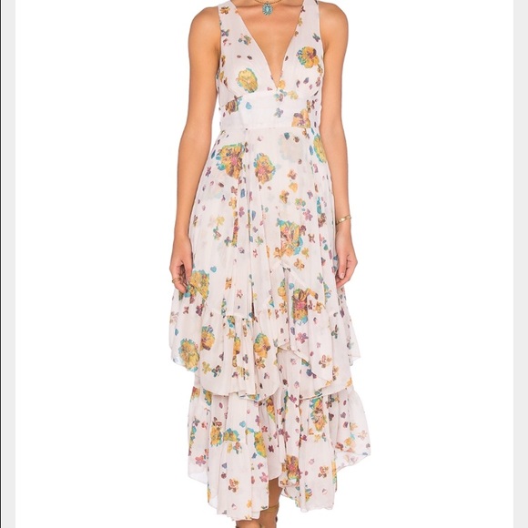 NWT free people catching glances ivory dress
