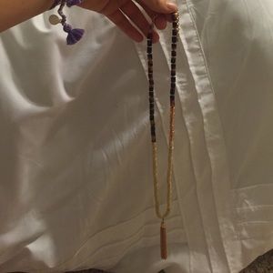 Fossil Tassel Necklace