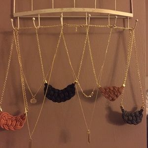 Knotted necklaces & gold minimalist necklaces