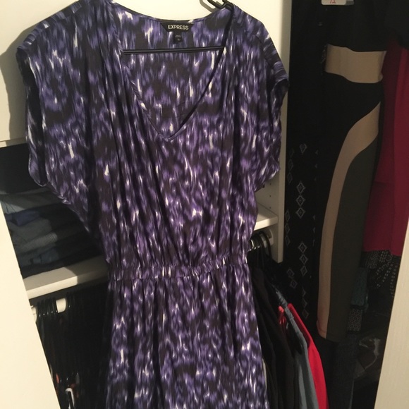 Reserved!! Express blue dress L