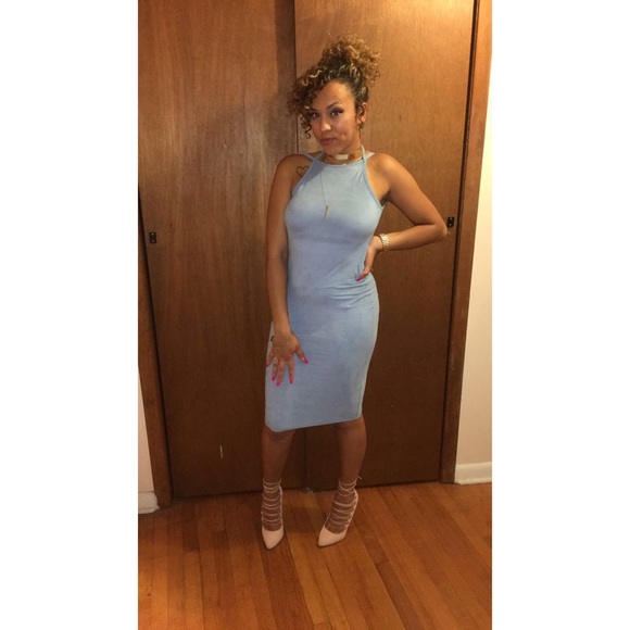 Back less dress