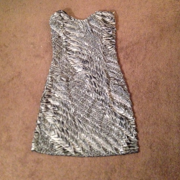 Animal print dress