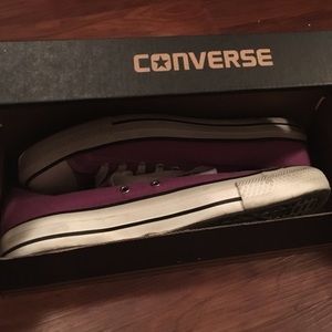 Purple converse