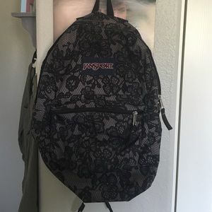 Jansport Black Lace Backpack