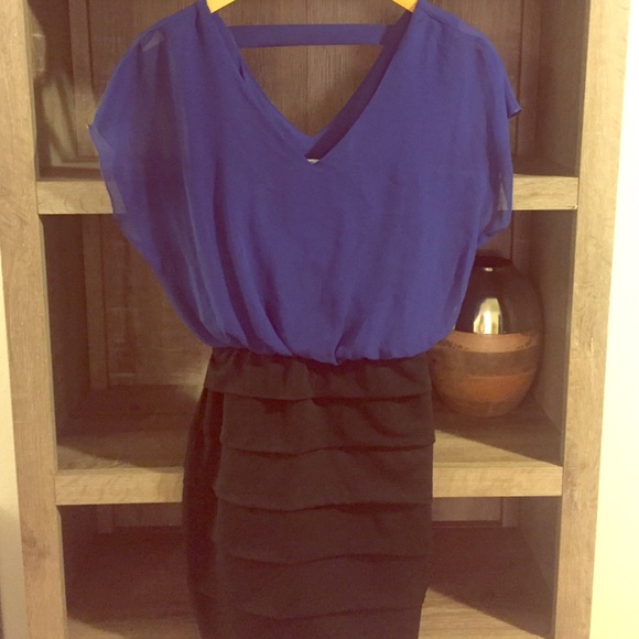 Sweet Storm Blue/Black Dress