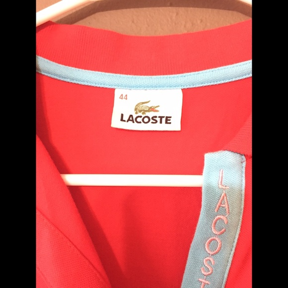 Red Lacoste polo - Picture 2 of 2