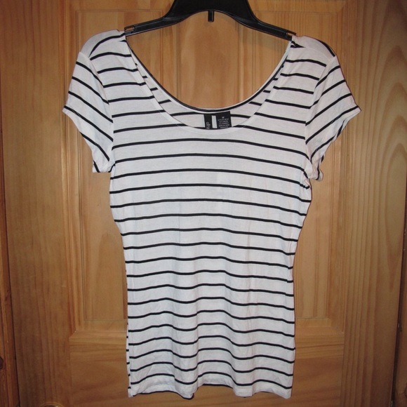 Striped Short-Sleeve Ballet Tee