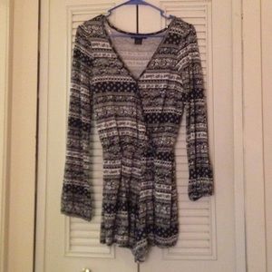 Long sleeve romper