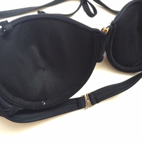 Black And Gold Zip Zipper Bikini Top💛🖤💛🖤 - Picture 4 of 4