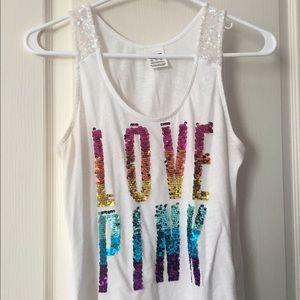 Pink Victoria's Secret Tank Top