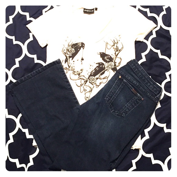 Jennifer Lopez Bootcut Jeans 8 short