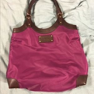 Kate spade purse - purple and brown