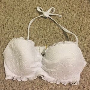 White bikini top