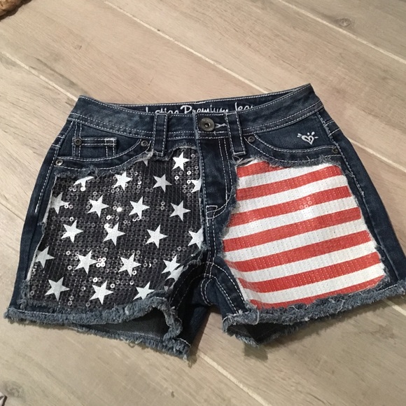 Justice Other - AMERICAN FLAG GIRLS JEANS