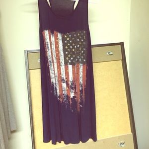 American flag tank dress