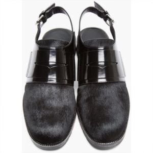 Alexander Wang Mina calf hair sling back clogs