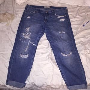 Abercrombie and Fitch boyfriend jeans