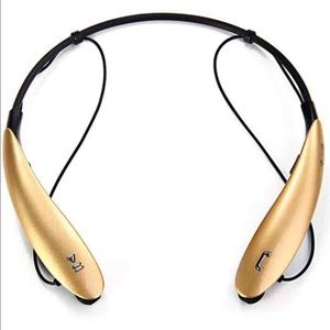 Gold Bluetooth Wireless Headphones