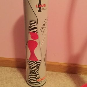 Zebra lava lamp