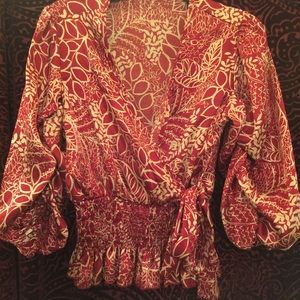 Balloon sleeve top